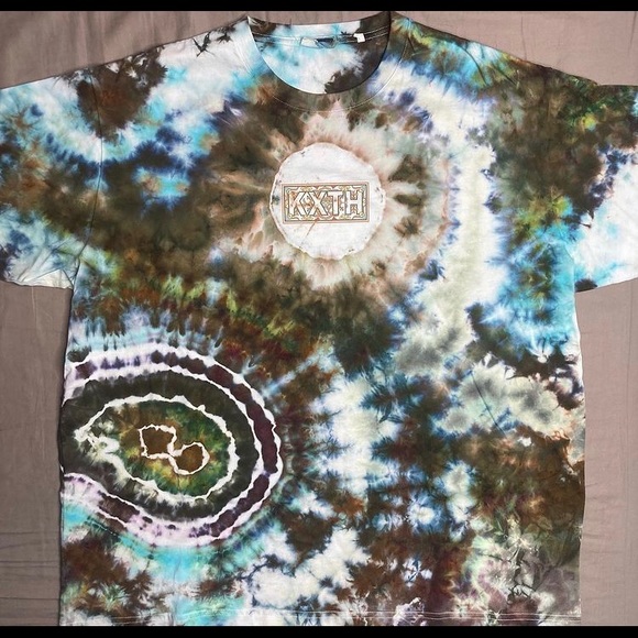 Kith Moroccan Tile Classic Logo Custom Tie Dye - Picture 2 of 6